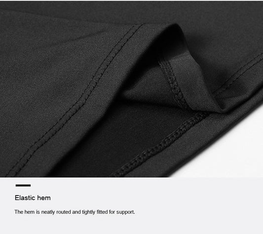 Workout Clothes Men's Long Sleeve Quick-drying High Elastic Tights