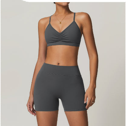 Beauty Back Yoga Sports Suit High Waist Hip Lift Workout Clothes