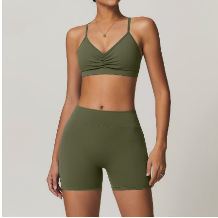 Beauty Back Yoga Sports Suit High Waist Hip Lift Workout Clothes