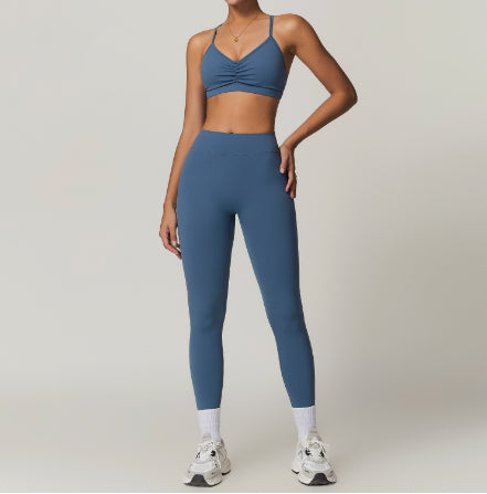 Beauty Back Yoga Sports Suit High Waist Hip Lift Workout Clothes