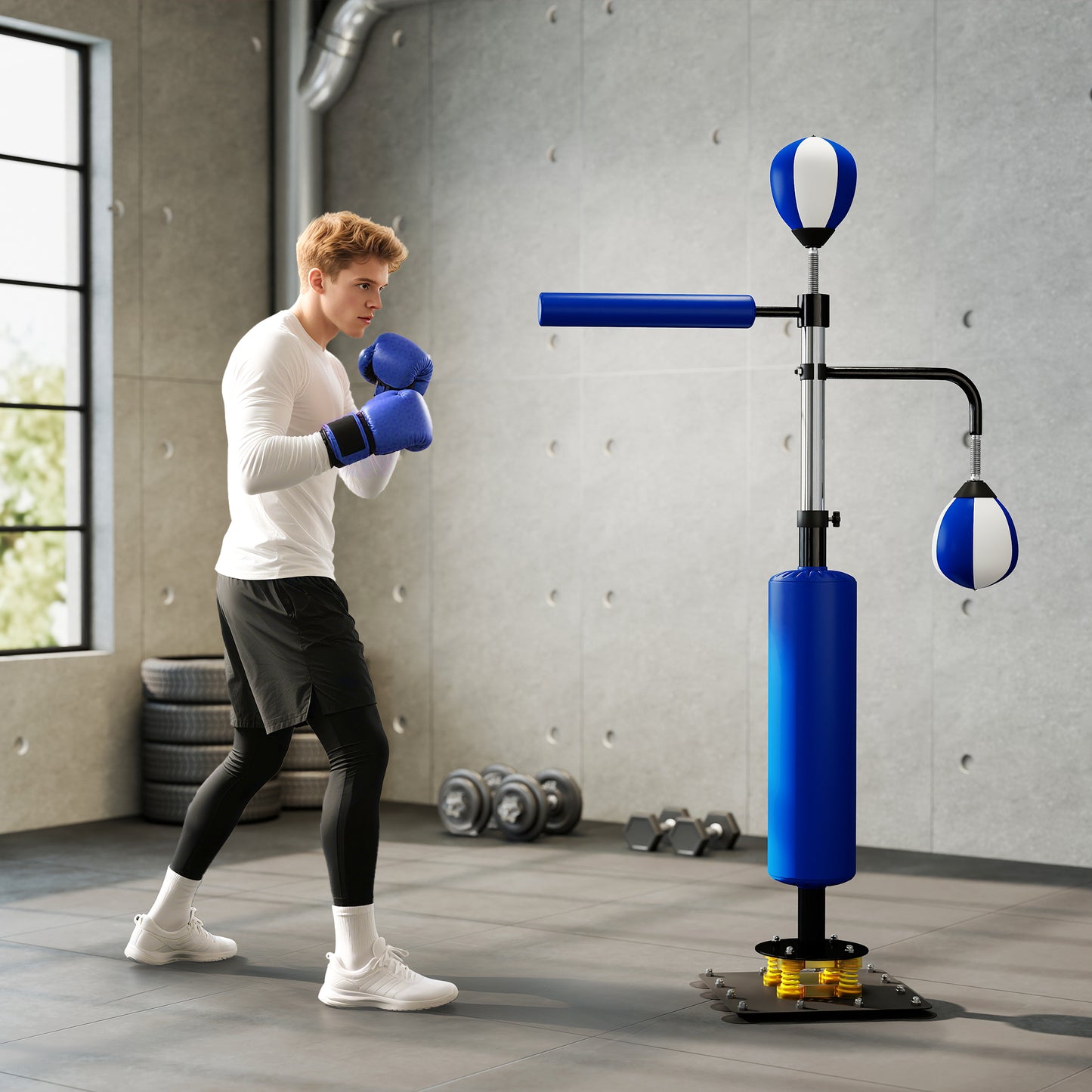 4.6'-6.7' Speed Bag Boxing Bag Stand