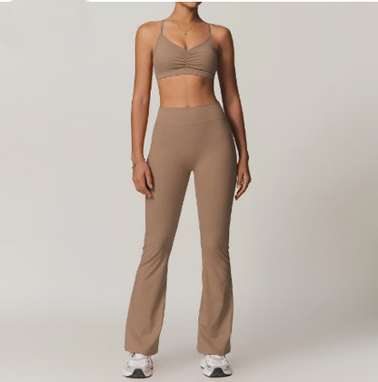 Beauty Back Yoga Sports Suit High Waist Hip Lift Workout Clothes