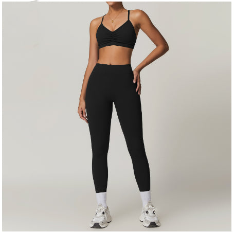 Beauty Back Yoga Sports Suit High Waist Hip Lift Workout Clothes