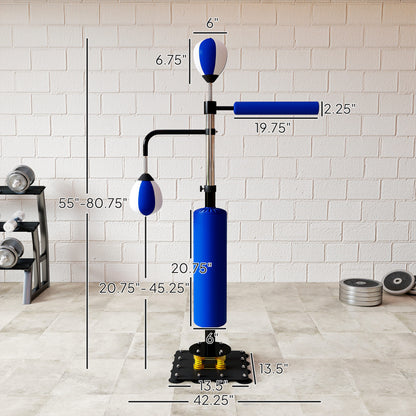 4.6'-6.7' Speed Bag Boxing Bag Stand