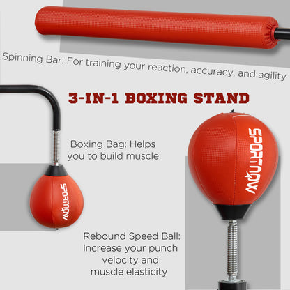 4.6'-6.7' Speed Bag Boxing Bag Stand